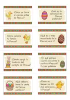 Vista previa - Tarjetas / Manipulativos - Pascua: tarjetas de conversación (español / ELE) - página 2