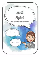 Vorschau - Spiele - Game: A-Z - Spiel * Vertretungsstunde * Englisch * Deutsch - Deckblatt