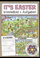 Vorschau - Arbeitsblätter - IT'S EASTER! - Wimmelbild + Aufgaben (Englisch 3.-5. Schulstufe) - Deckblatt