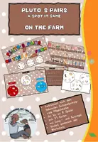 Vorschau - Spiele - Game: Pluto's Pairs On the farm/farm animals - Deckblatt