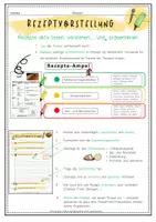 Vorschau - Arbeitsblätter - Ernährung u. Soziales: BASIC Rezepte richtig lesen + präsentieren - Seite 1