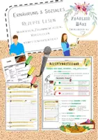Vorschau - Arbeitsblätter - Materialpaket Planungs- und Kochgruppe alle Materialien Fachunterricht - Deckblatt