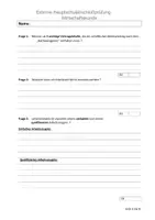 Vorschau - Stundenentwürfe - Komplette Hauptschulabschlussprüfung Fach Wirtschaft - Deckblatt