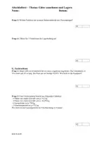 Vorschau - Stundenentwürfe - Abschlußtest Thema: Güter annehmen und Lagern - mit Lösung - Seite 2
