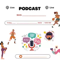 Vorschau - Arbeitsblätter - A podcast about sport and more - Deckblatt
