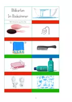 Vorschau - Spiele - Im Badezimmer Grundwortschatz - Bildkarten - Seite 3