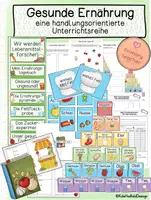 Vorschau - Unterrichtsreihen - Gesunde Ernährung: Unterrichtsreihe (Kl. 3/4) - Deckblatt