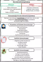 Vorschau - Stundenentwürfe - Voraussetzungen für eine Unternehmensgründung BwR 7 II Lehrplan Plus - Seite 1