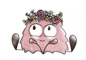Vorschau - Mal- und Bastelvorlagen - Knuffies „Flower Knuffie“ Cliparts - Seite 2