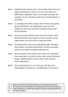 Vorschau - Arbeitsblätter - Arbeitsblätter mit Dialog zum Thema "Elektroautos" + Infografik - Seite 1