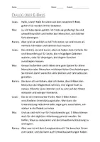 Vorschau - Arbeitsblätter - Lernplakat + Arbeitsblätter mit Dialog zum Thema "E-Bikes" + Infografik - Seite 1