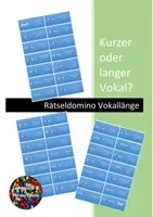 Vorschau - Spiele - Rätseldomino Vokallänge - Deckblatt