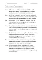 Vorschau - Arbeitsblätter - Arbeitsblätter mit Dialog zum Thema "Onlinespiele" - Deckblatt