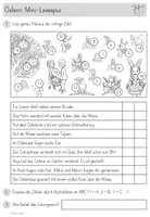 Vorschau - Arbeitsblätter - Ostern - Mini-Lesespur - 1. Klasse - Deutsch - Seite 3