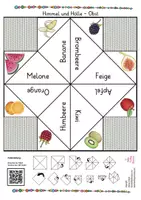 Vorschau - Mal- und Bastelvorlagen - Obst / Früchte Himmel und Hölle Spiel Sachunterricht DAZ - Seite 2