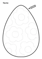 Vorschau - Arbeitsblätter - 4x Motorikübungen für die Osterzeit - Kunst im Frühling Materialpaket - Seite 1