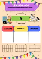 Vista previa - Tarjetas / Manipulativos - ACTIVIDAD PARA TRABAJAR DESCOMPOSICIÓN DE NÚMEROS - Portada