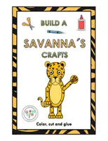 Vista previa - Manualidades / Dibujos para colorear - BUILDS SAVANNA LEOPARD CRAFT ANIMALS - Portada
