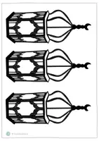 Vorschau - Mal- und Bastelvorlagen - Fensterbilder und Ausmalbilder Ramadan - Seite 3
