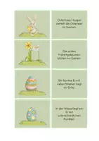 Vorschau - Stationenlernen - Lesespiel: Ostern (2fach differenziert) - Seite 1