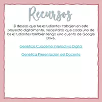 Vista previa - Hojas de trabajo - Genética Cuaderno Interactivo Digital - página 2