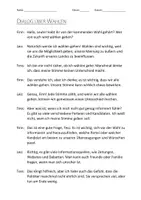Vorschau - Arbeitsblätter - Arbeitsblätter mit Dialog zum Thema "Wahlen" - Deckblatt