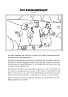 Vorschau - Arbeitsblätter - Die Emmausjünger - Seite 1