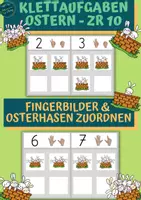 Vorschau - Arbeitsblätter - Klettaufgaben: Mengenzuordnung / Ostern - Deckblatt