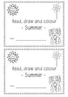 Vorschau - Arbeitsblätter - Summer - Read, draw and colour - Seite 2