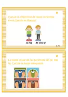 Aperçu - Feuilles d'exercices - SMG CAT sur les masses P3 - Page 2
