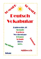 Vorschau - Arbeitsblätter - Vokabular für DaZ und DaF - Sommer - Deckblatt