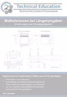 Vorschau - Arbeitsblätter - Maßtoleranzen bei Längenangaben - Erklärungen und Übungsaufgaben - Deckblatt