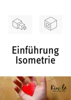 Vorschau - Mal- und Bastelvorlagen - Einführung Isometrie – Wir zeichnen isometrische Bilder - Deckblatt