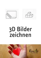Vorschau - Arbeitsblätter - Materialpaket "3D Bilder zeichnen in der Parallelperspektive" - Deckblatt