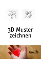 Vorschau - Mal- und Bastelvorlagen - 3D Muster zeichnen – abzeichnen und anmalen - Deckblatt