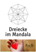 Vorschau - Arbeitsblätter - Besondere Dreiecke im Mandala finden, zählen und anmalen - Deckblatt