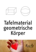 Vorschau - Präsentationen/Tafelbilder - Tafelmaterial geometrische Körper - Deckblatt