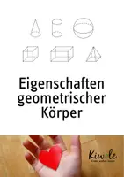 Vorschau - Arbeitsblätter - Eigenschaften geometrischer Körper (Ecken, Kanten, Flächen) - Deckblatt