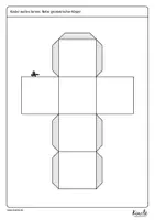Vorschau - Mal- und Bastelvorlagen - Bastelvorlage geometrische Körper - Seite 1