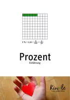 Vorschau - Arbeitsblätter - Prozent, Dezimalzahl, Hundertstelbruch, gekürzter Bruch - Deckblatt