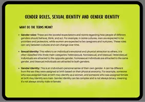 Vorschau - Merkblätter - LGBTQ / Gender Roles, Sexual Identity, Gender Identity (Conversation Starters) - Seite 1