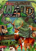Vorschau - selbst erstellte Cliparts/Grafiken - 100 Cliparts: Wald - Deckblatt