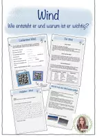 Vorschau - Stundenentwürfe - Geografie - "Wind" (Kl. 5-7) - Deckblatt