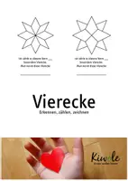 Vorschau - Arbeitsblätter - Vierecke erkenne, zählen und zeichnen - Deckblatt