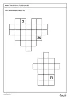 Vorschau - Arbeitsblätter - Hundertertafel – Fehlende Zahlen ergänzen - Seite 2