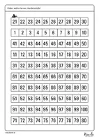 Vorschau - Spiele - Hundertertafel Puzzle – Setze das Hunderterfeld zusammen! - Seite 2