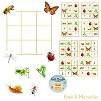 Aperçu - Feuilles d'exercices - JEU TOPOLOGIE PETITES BETES - PRINTEMPS - Page de couverture