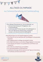 Vorschau - Spiele - Alltags-Olympiade zur Schulvorbereitung im Familienalltag - Seite 1