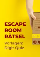 Vorschau - Spiele - Escape Room Rätsel Vorlagen: Digit Quiz - Deckblatt