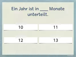 Vorschau - Interaktives Material - HSU: Das Jahr und der Kalender - Interaktives Quiz 💻📆 - Seite 2